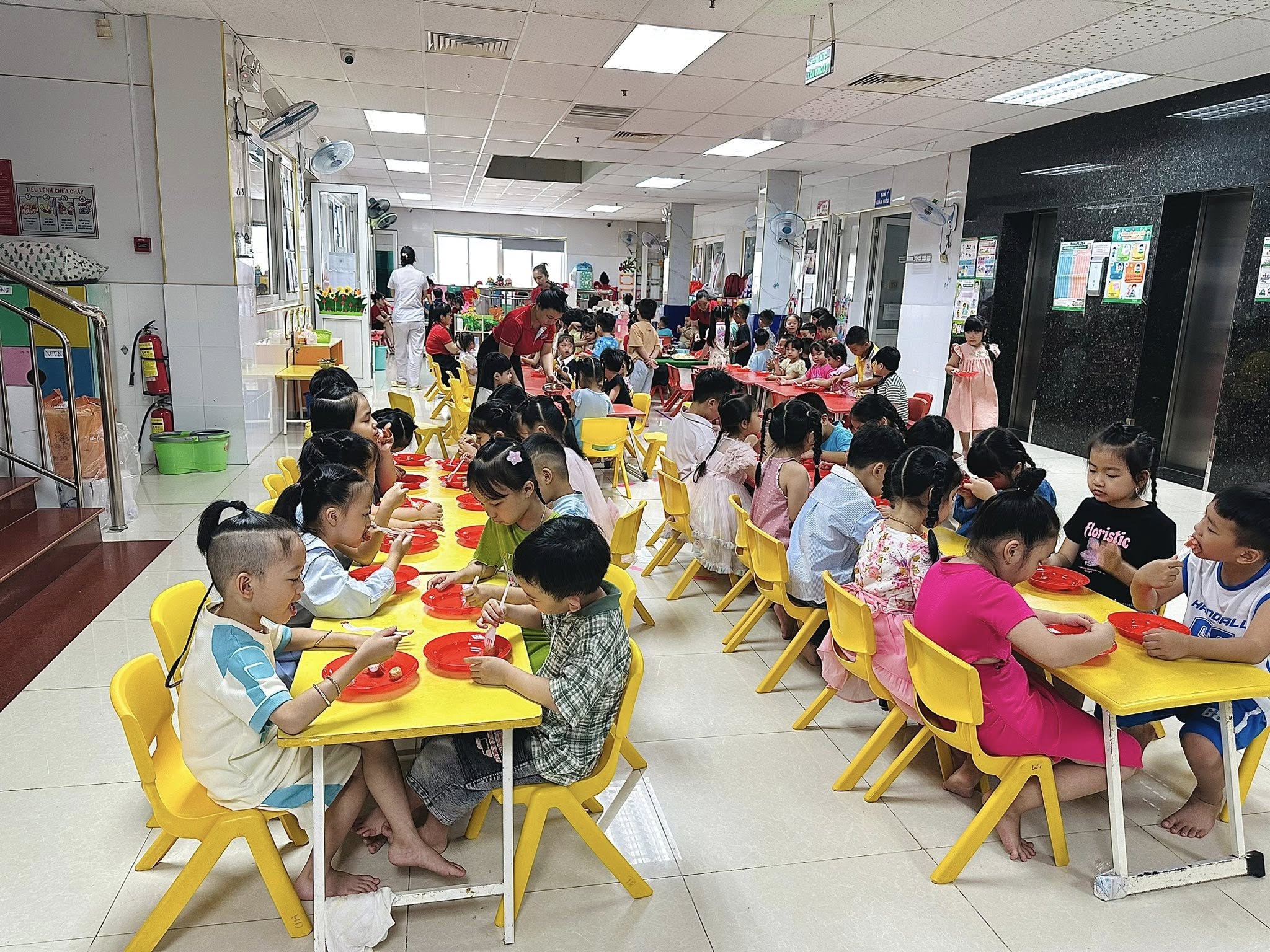 Trường Mầm Non Việt Úc tổ chức buổi tiệc buffet dịp cuối năm học 2024 - 2025