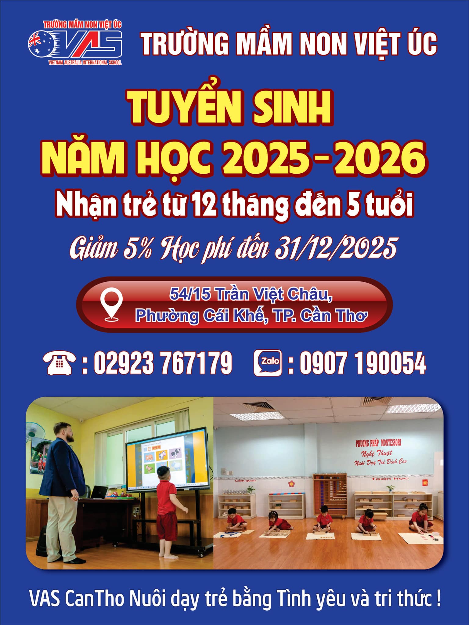 THÔNG BÁO TUYỂN SINH NĂM HỌC 2025 – 2026 VỚI ƯU ĐÃI ĐẶC BIỆT CUỐI NĂM