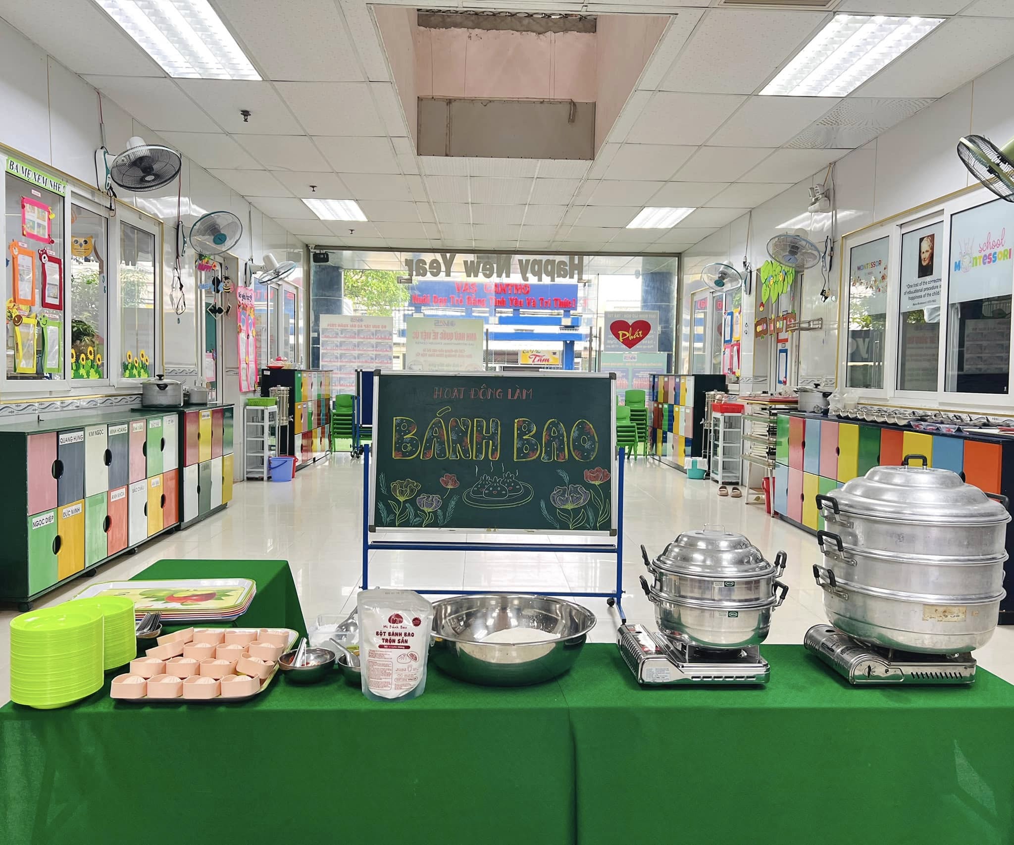 Hoạt động: LÀM BÁNH BAO - Khối Chồi