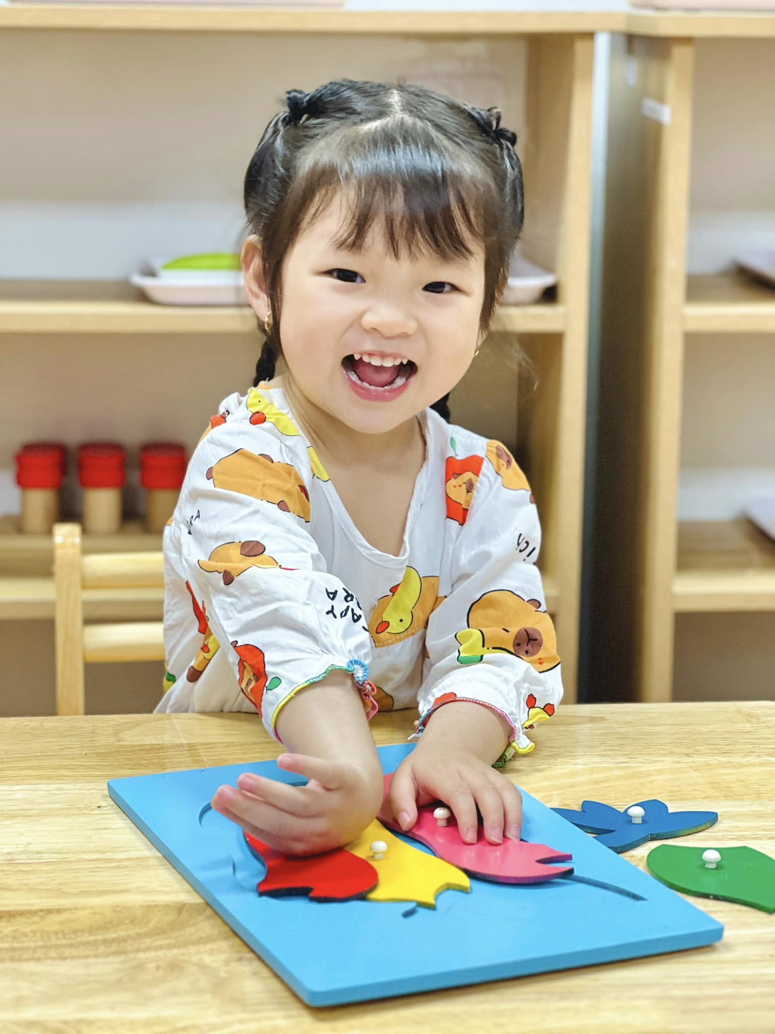 Khéo tay ghép hình – Khám phá sắc màu ớt chuông